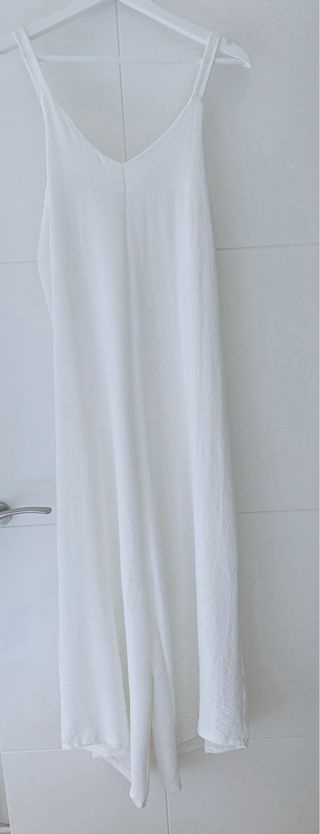 Mono blanco vestir largo
