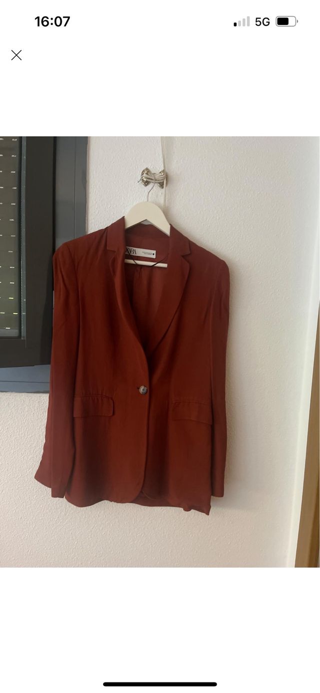 Chaqueta Zara marrón