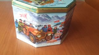 Caja metálica escenas campestre Jacobsen's vintage