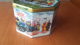 Caja metálica escenas campestre Jacobsen's vintage