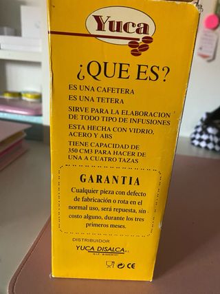 Cafetera Yuca Cafe - Prensa Francesa