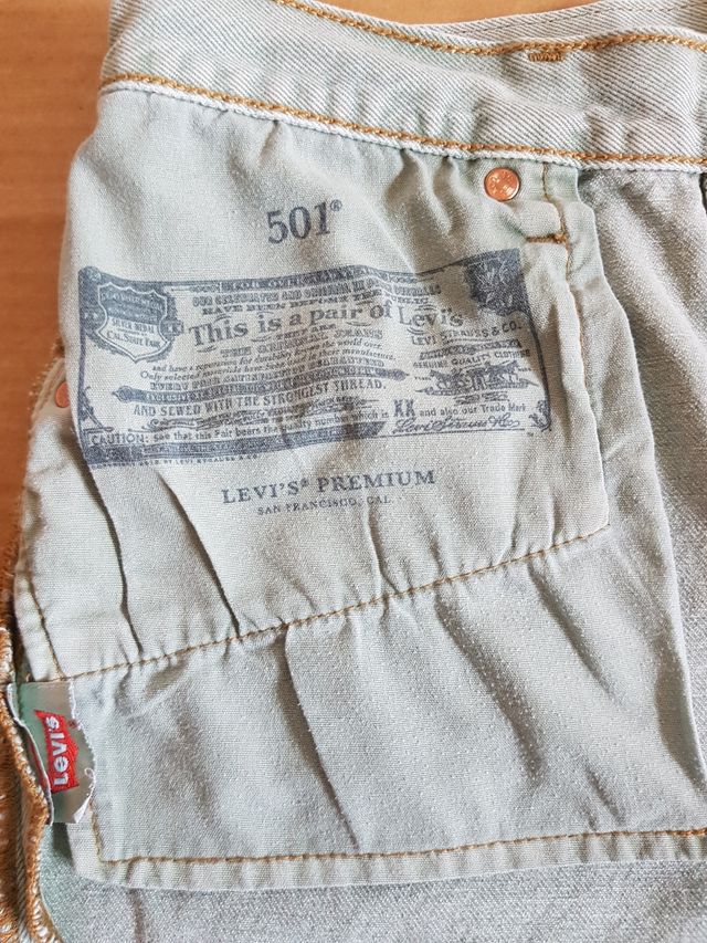 Shorts Levi's 501 90s. Unisex. Nuevo sin etiquetas
