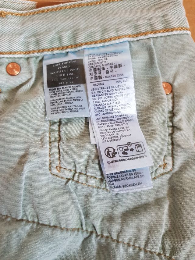 Shorts Levi's 501 90s. Unisex. Nuevo sin etiquetas