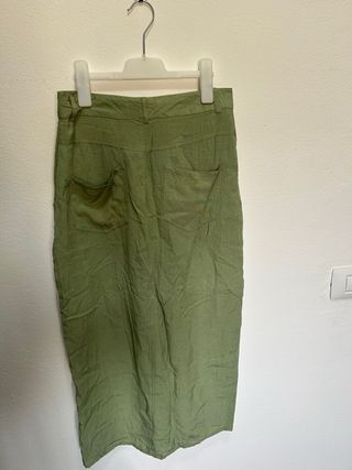 Falda midi verde - Talla S
