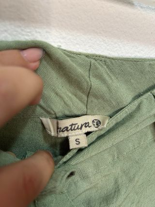 Falda midi verde - Talla S