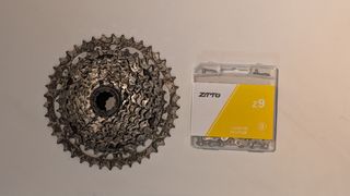 Cassette 9v 11-42T + Cadena ZTTO