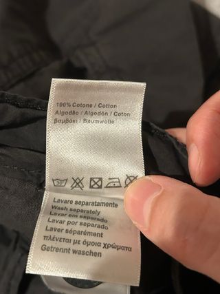Pantaloncini cargo neri Scout