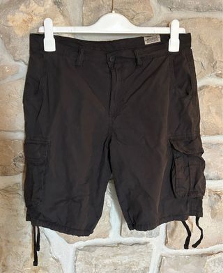 Pantaloncini cargo neri Scout