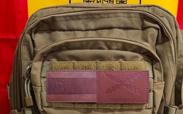 Parche táctico España / Cruz Borgoña