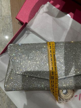 Borsetta argento scintillante Kharisma