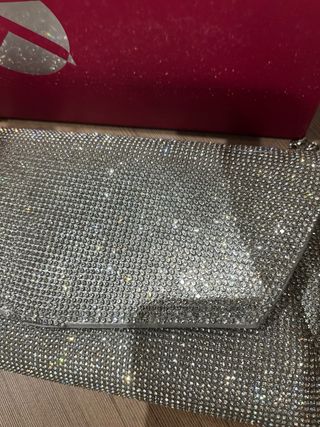Borsetta argento scintillante Kharisma