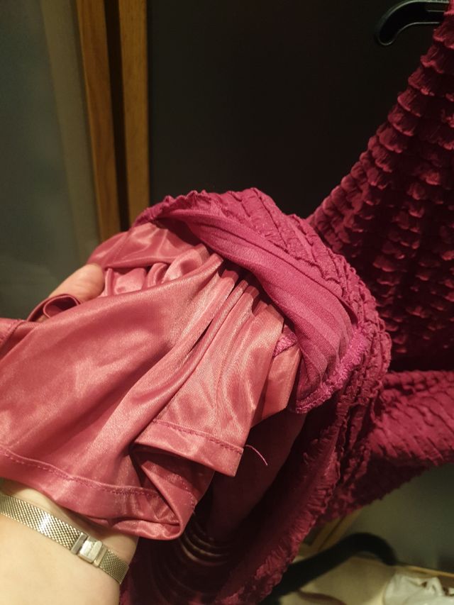 Vestido Bugambilia Talla S o M Con Camisa Fulá 