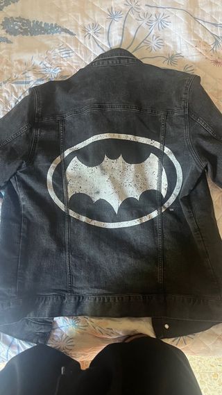 Chaqueta vaquera Batman negra
