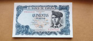 Billete 500 Pesetas España 1971