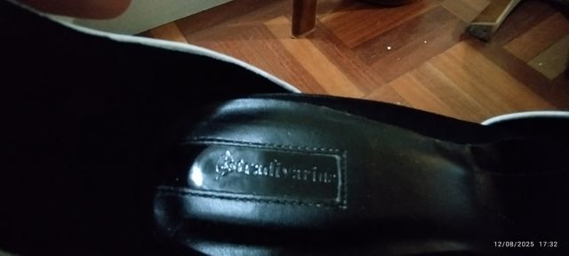 Sandalias tacón alto blanco-negro