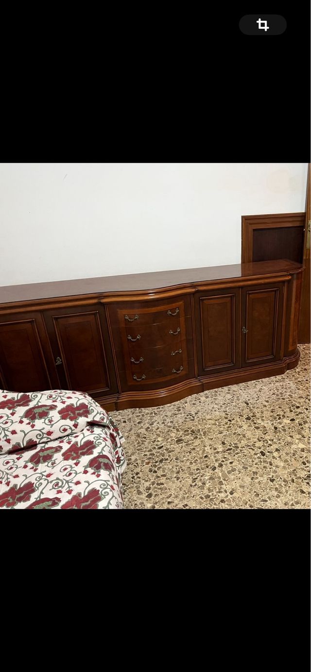 bufet marqueteria, opcional sillas