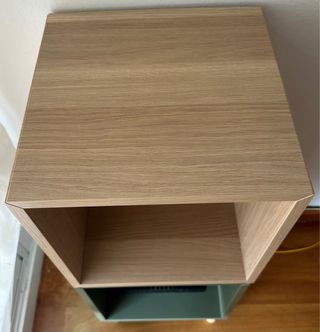 Estanteria Eket Ikea - 2 cubos + patas de madera