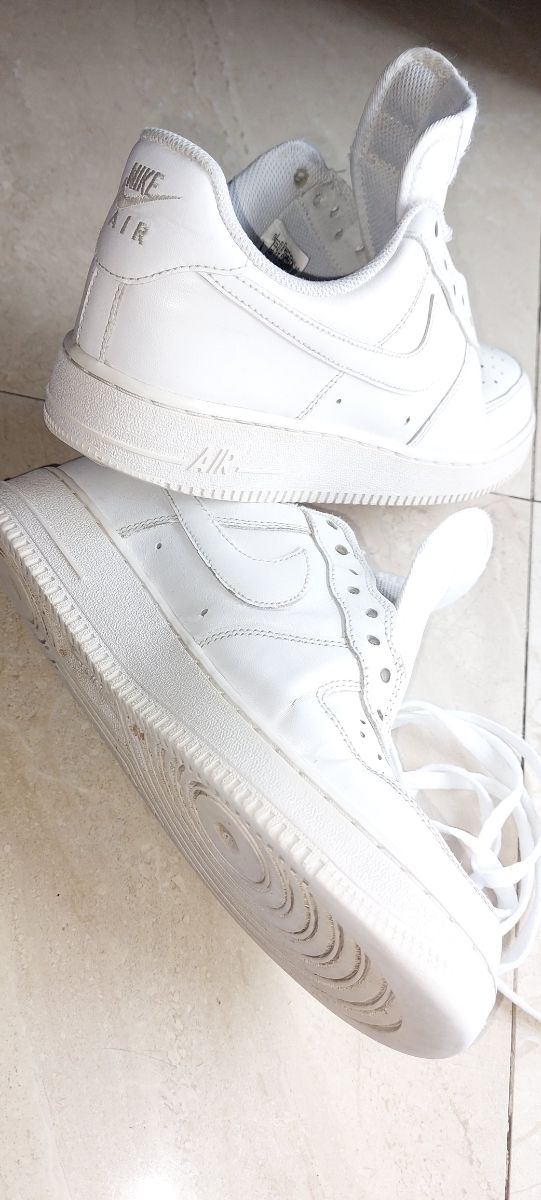 Nike Air Force 1 blancas - usadas, en buen estado,