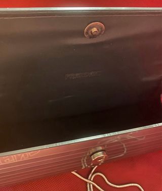 Bolso Fiesta Plata Metalizado