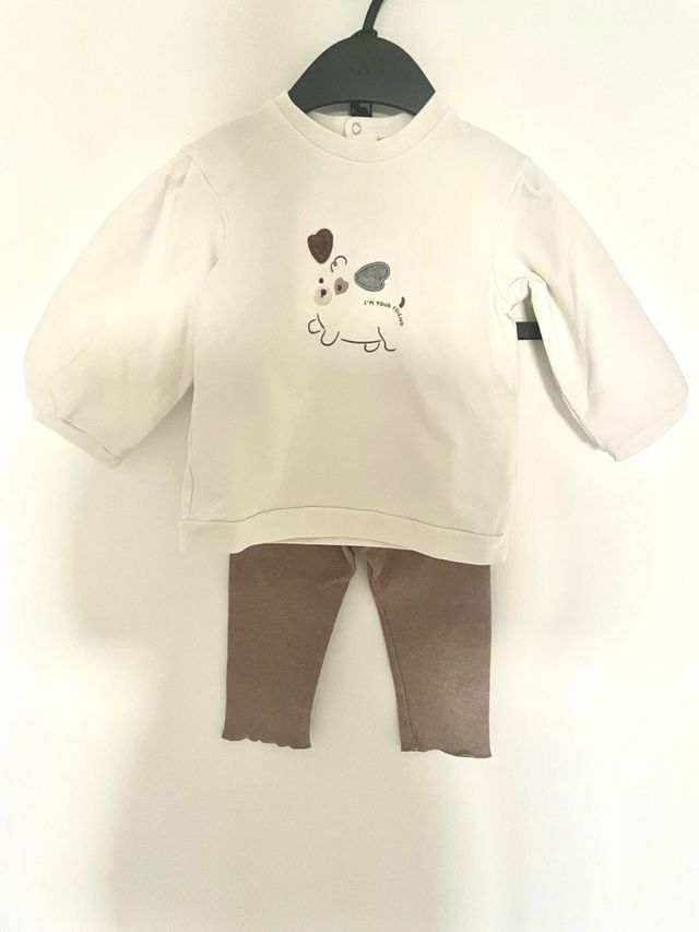 Completo neonato: Felpa + Leggins