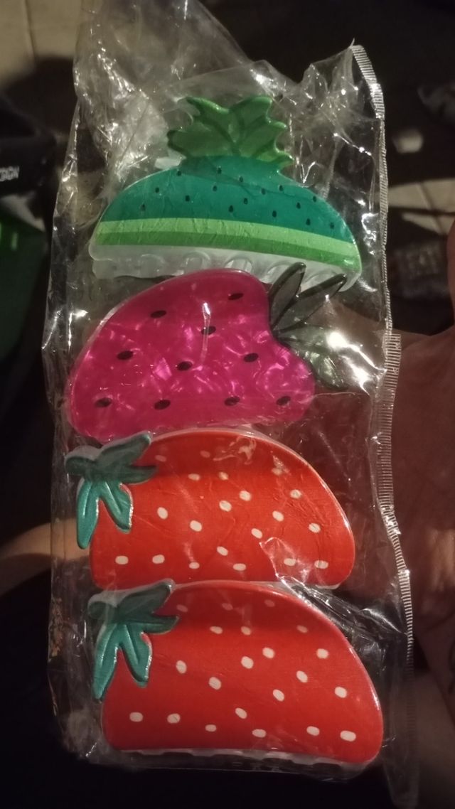 Pinzas pelo fruta 🍓🍉