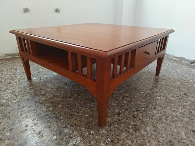 Mesa centro madera maciza