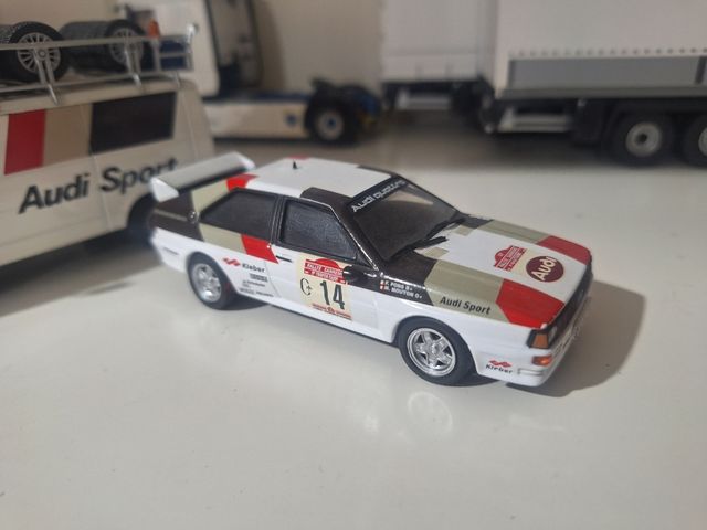 Audi Quattro y furgoneta asistencia 1:43