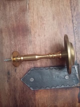 Agarrador de cortina dorado