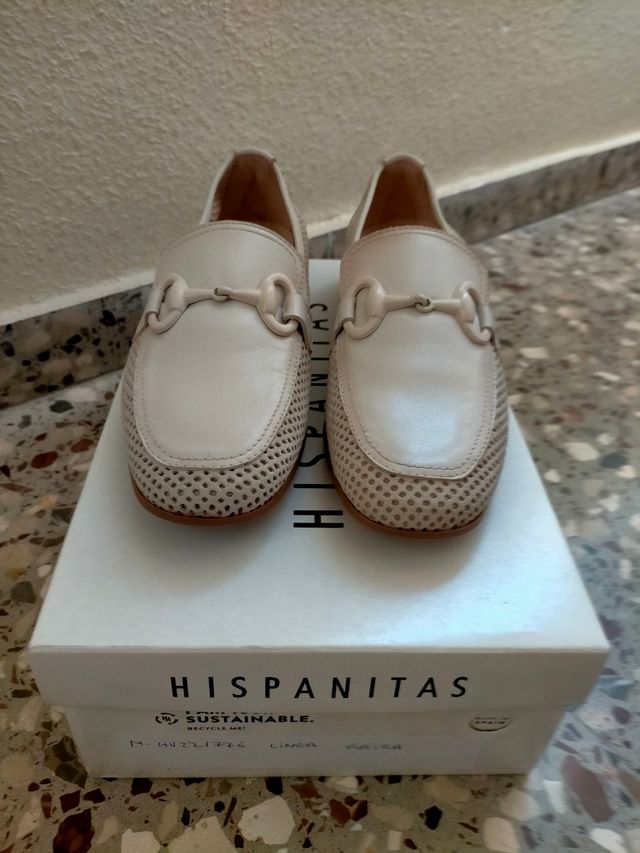 Zapatos Hispanitas beige mujer nuevos