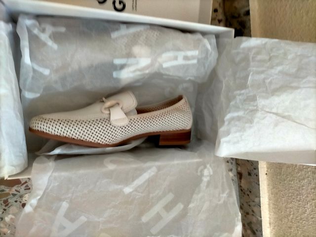 Zapatos Hispanitas beige mujer nuevos