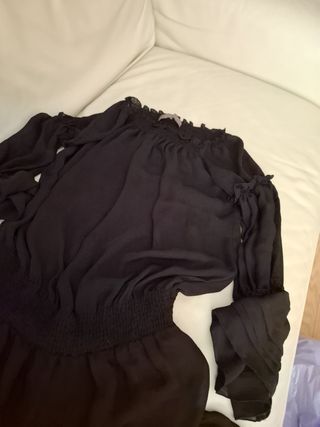 Vestido negro Zara - Talla M