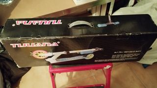 Patinete infantil, plegable.
