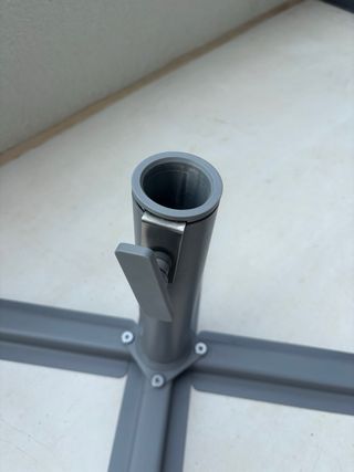 Sombrilla inclinable 200cm y base