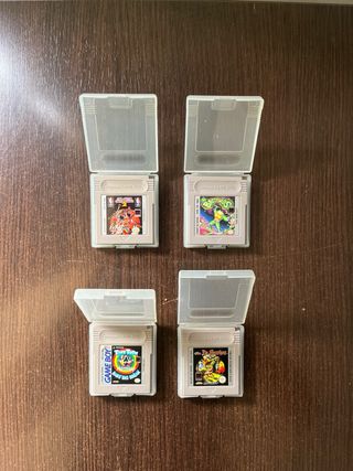 4 juegos Game Boy (Nintendo)