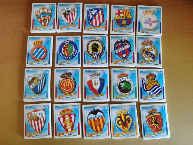 Liga Este 2010-11. Colección completa + album.