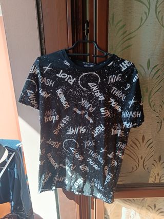 T-shirt Terranova nera