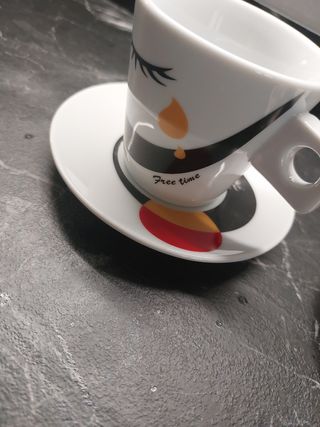 Tazze Caffè Free Time - Porcellana