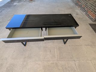Mesa consola negra IKEA BESTA