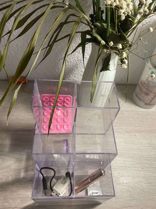 Organizador maquillaje acrílico