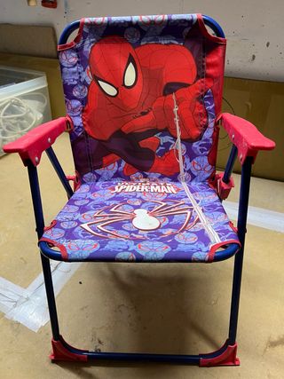 Sillas Plegable Infantil Spiderman y Princesas