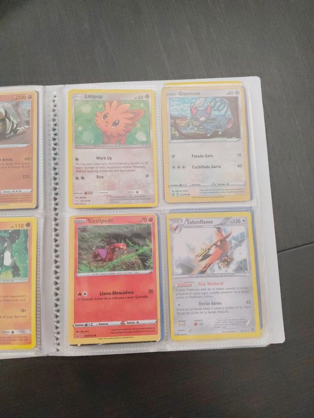 Cartas Pokémon - Lillpup, Glameow, Talonflame