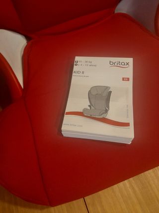 Silla coche Römer - Rojo 