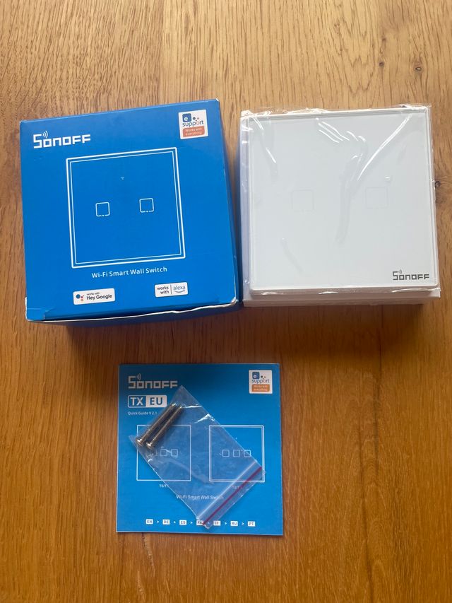 Sonoff T2EU2C Wi-Fi Smart Wall Switch