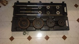 Juego pesas 50kg 