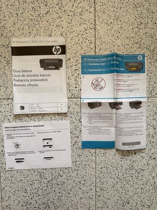Manuales y discos software PC