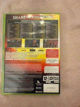 Guitar Hero World Tour Xbox 360 mas guitarra