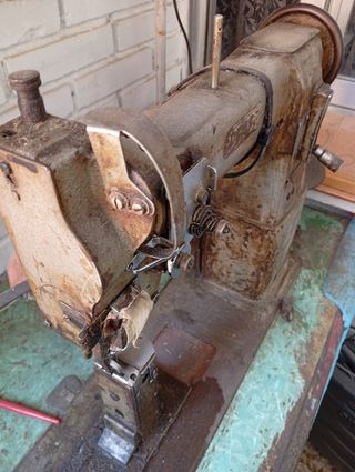 Máquina coser industrial Pfaff antigua