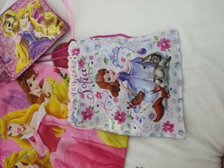 Neceser y 2 Bolsas Disney Princesas - Rosa y Mora