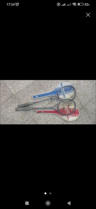 2 Raquetas Squash Saki y Kamal
