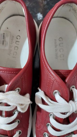 Zapatillas Gucci rojas